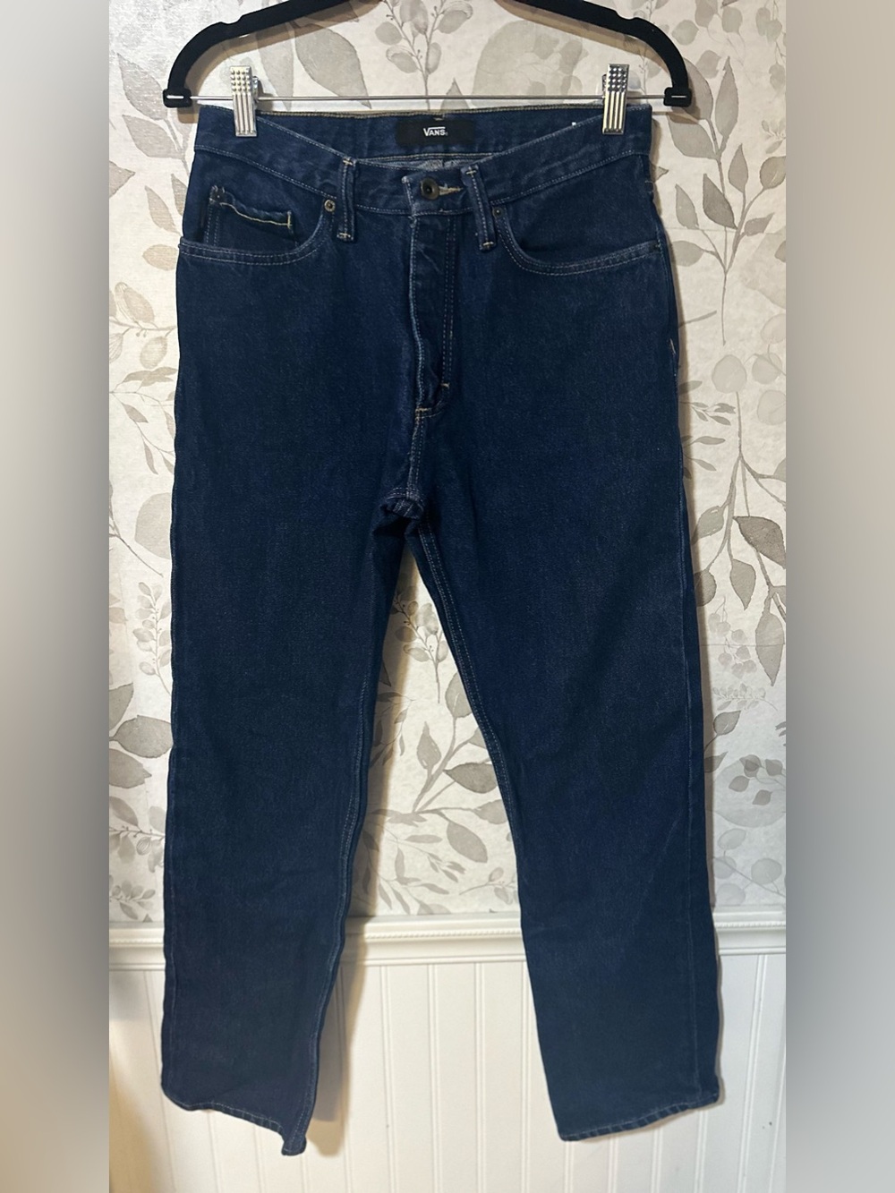 Vans Men's Straight Fit Dark V96 Relaxed Jeans 28/30